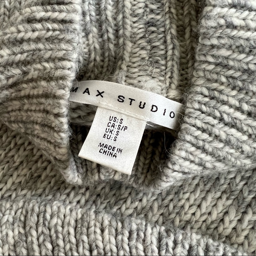 Max Studio Button Back Turtleneck Sweater - image 8